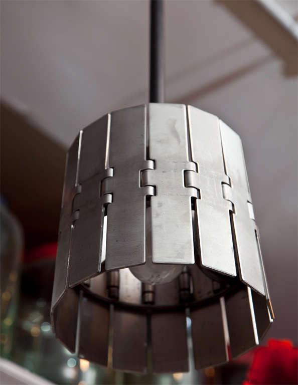 Contemporary Handcrafted Industrial Hanging Pendant Light