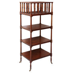 Library Four Tier Etagere
