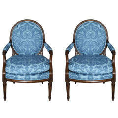 Pair of Fauteuil by Auffray