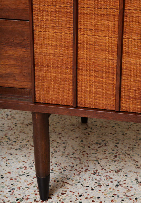 Smart Hooker Mid Century Walnut Floating Top Desk 1