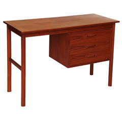 Arne Vodder Petit Teak Writing Table Desk 7