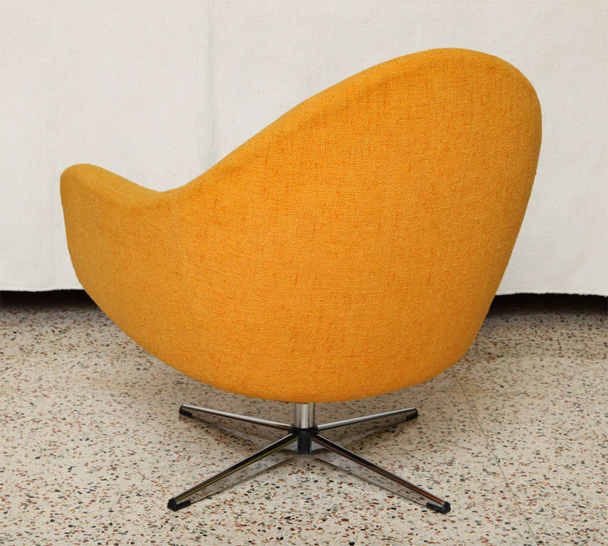 Fab Overman Swivel Egg Chair Sweden at 1stDibs