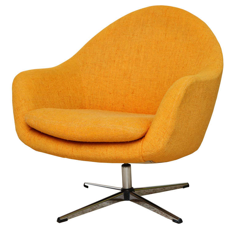 Fab Overman Swivel Egg Chair Sweden at 1stDibs
