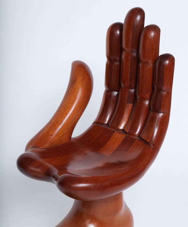 Late 20th Century Pedro Friedeberg Hand & Foot Chair