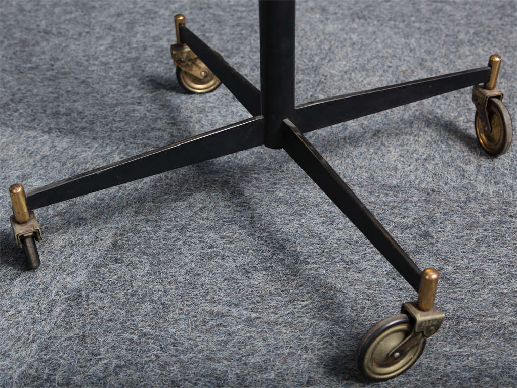 Brass Exceptionally Designed Round Gueridon/Cocktail Table