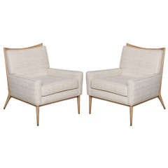 Handsome Pair of Club Chairs by Paul McCobb
