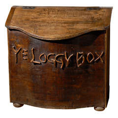 Vintage English Log Box