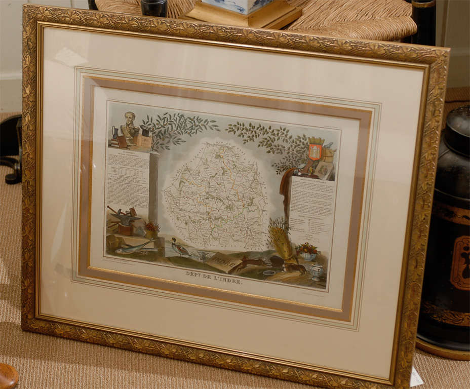 Copper Engravings Maps of Wine Regions