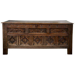 William and Mary English Coffer C.1690