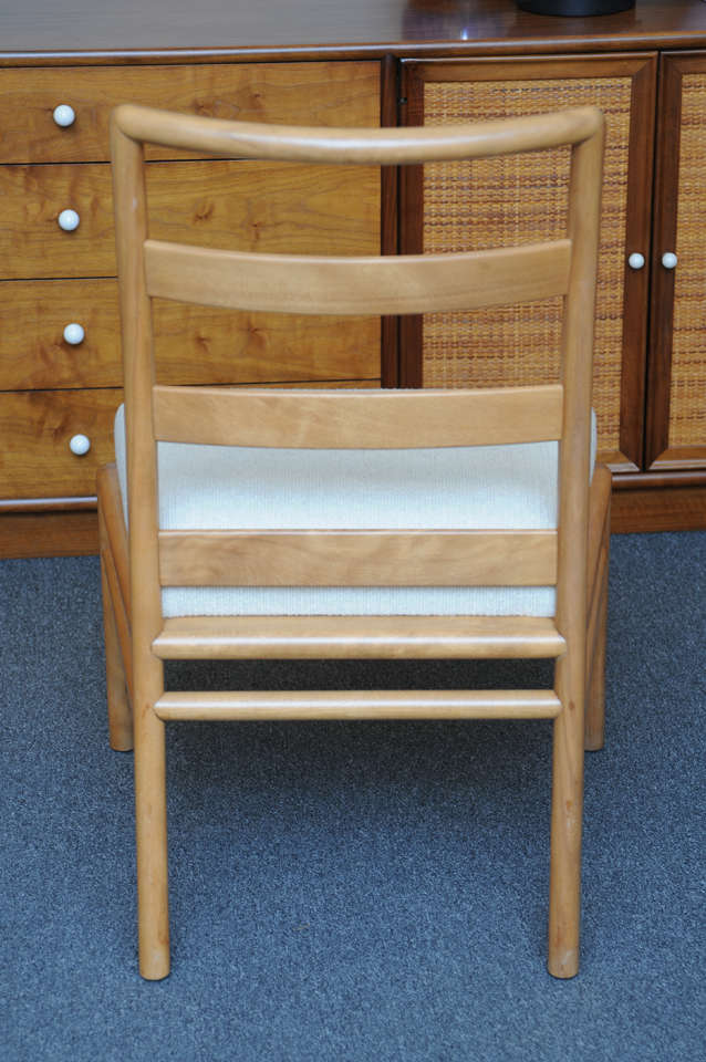 TH Robsjohn Gibbings Ladderback Dining Chairs for Widdicomb 2