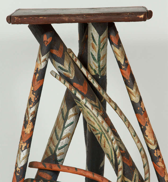 Adirondack Vintage American Bent Willow Twig Table