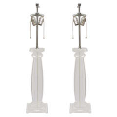 Springer Lucite Lamps