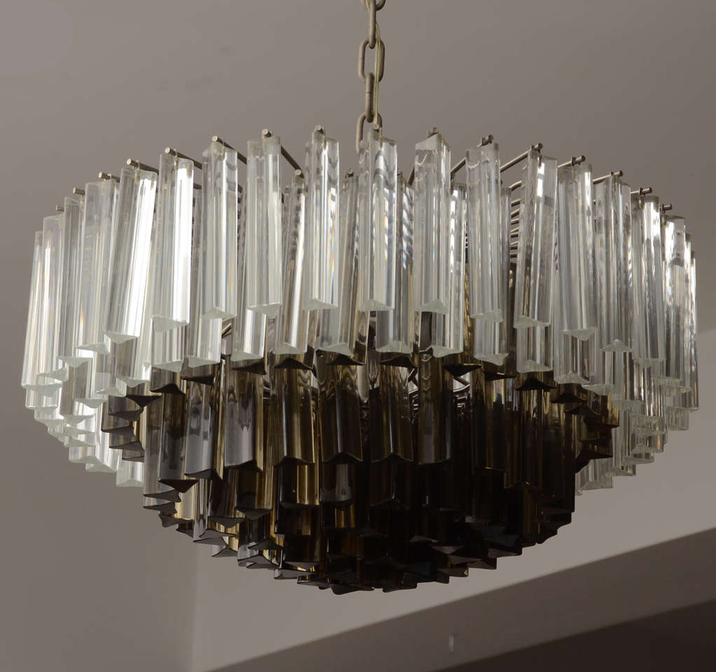 American Camer Two Toned Chandelier