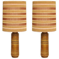 Pair of Bitossi Table Lamps