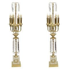 A Pair Of French Empire Table Lamps