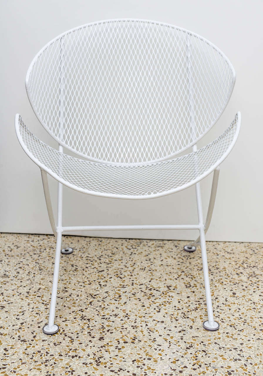 Set of 4 Mid Century Maurizio Tempestini for Salterini patio chairs, newly powder coated.

Please feel free to contact us directly for a shipping quote or any additional information by clicking 