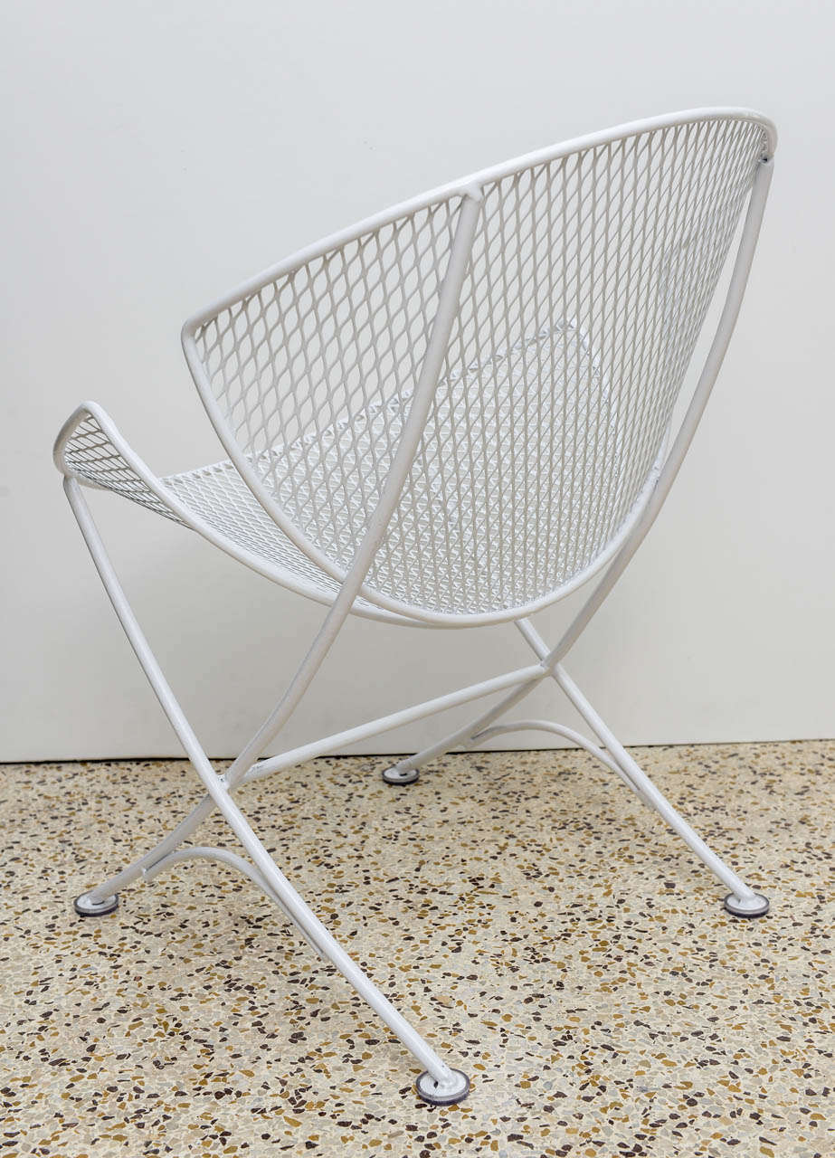 Iron Set of 4 Maurizio Tempestini for Salterini Patio Chairs