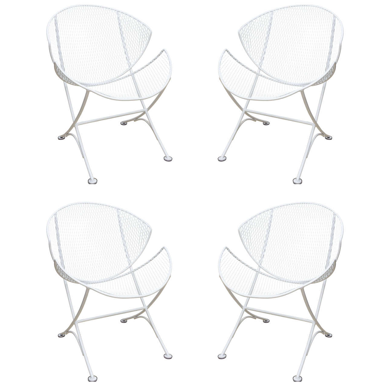 Set of 4 Maurizio Tempestini for Salterini Patio Chairs