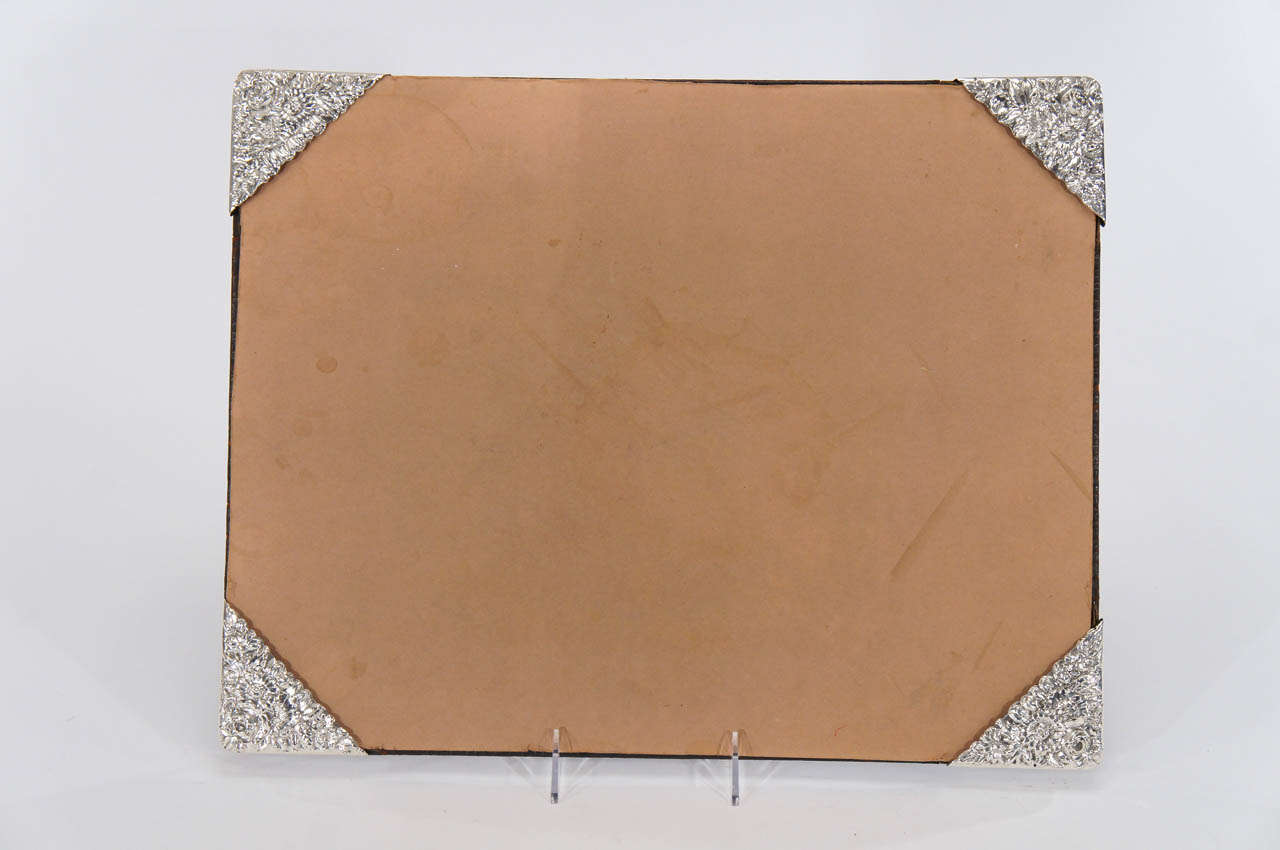 S. Kirk Sterling Silver Repousse Blotter Corners/Ends