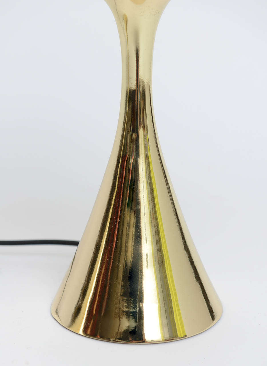 American Pairs Laurel Lollipop Table Lamps in Nickel or Brass