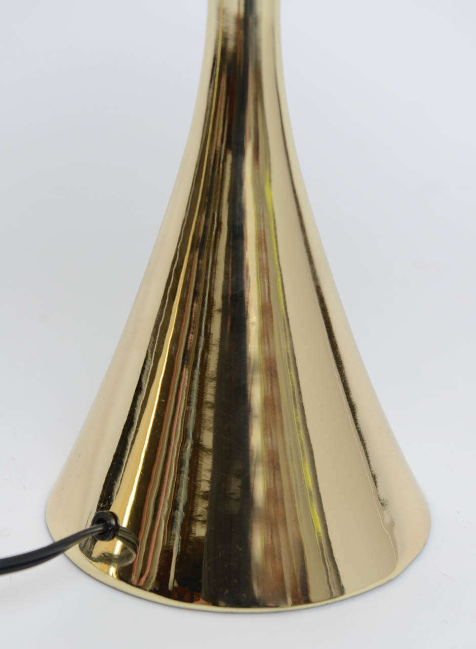 Pairs Laurel Lollipop Table Lamps in Nickel or Brass 2