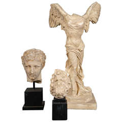 Antique A Collection of Late 19th Century Plaster Maquettes of Classical Statues