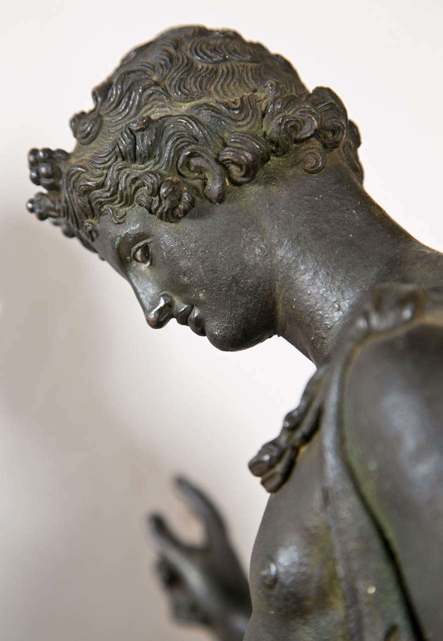 Standing Bronze Figure of Antinous, after the Antique 1