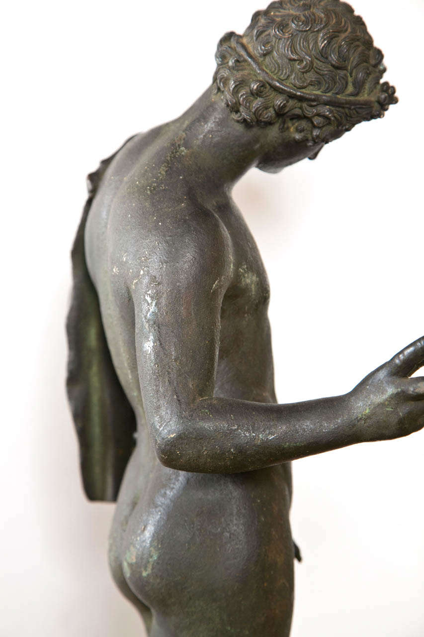 Standing Bronze Figure of Antinous, after the Antique 2