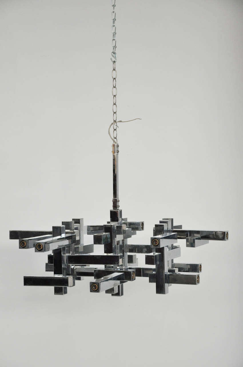 Gaetano Sciolari "Metric" Chandelier