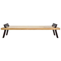 Paul Frankl Cork Bench / Coffee Table