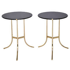 Cedric Hartman Brass Side Tables