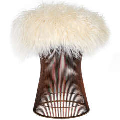 Warren Platner Bronze Stool