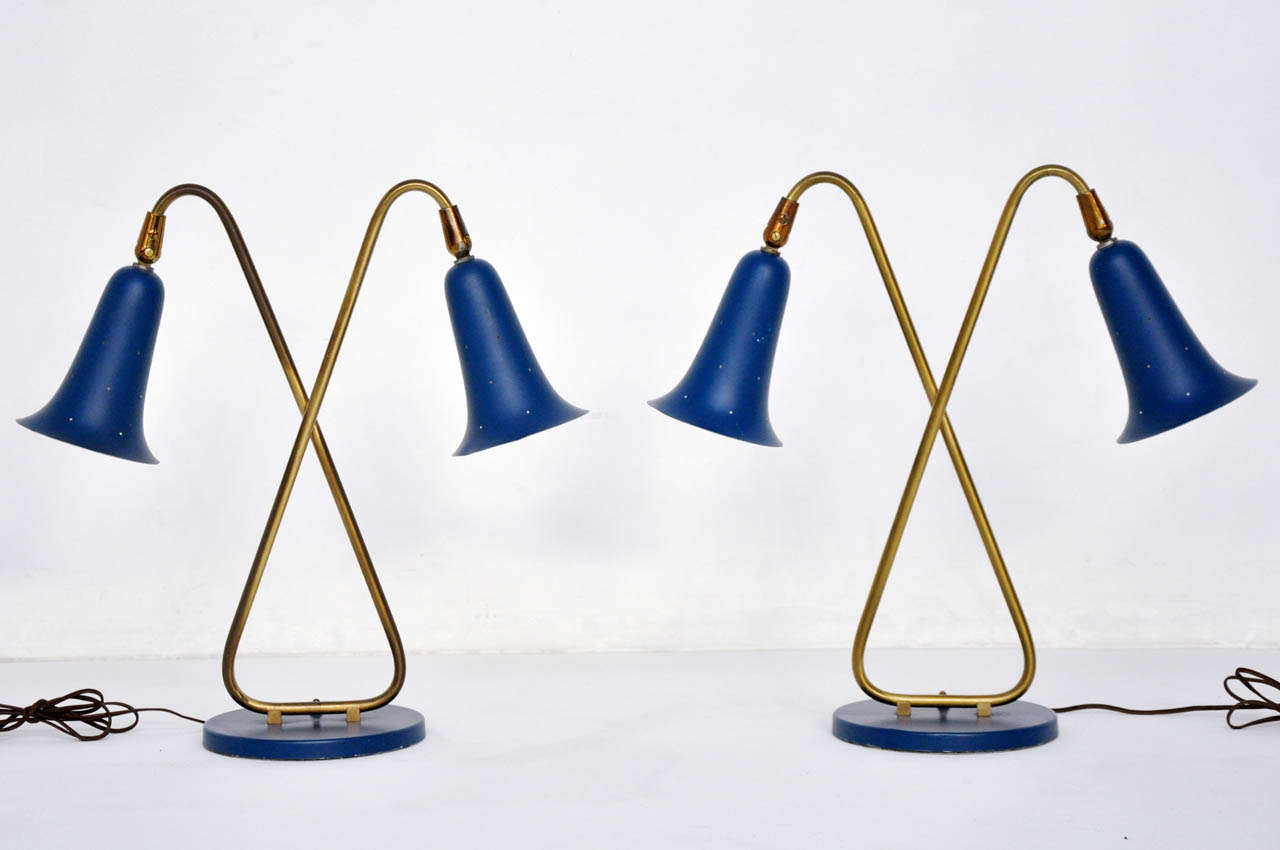 Gerald Thurston Dual Shade Lamps