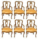 Set of six dining chairs Set of six dining chairs