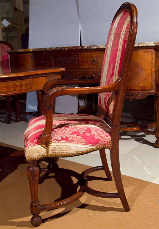 French Marble Top Sideboard and Server