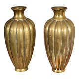 Pair of Japanese Bronze Vases