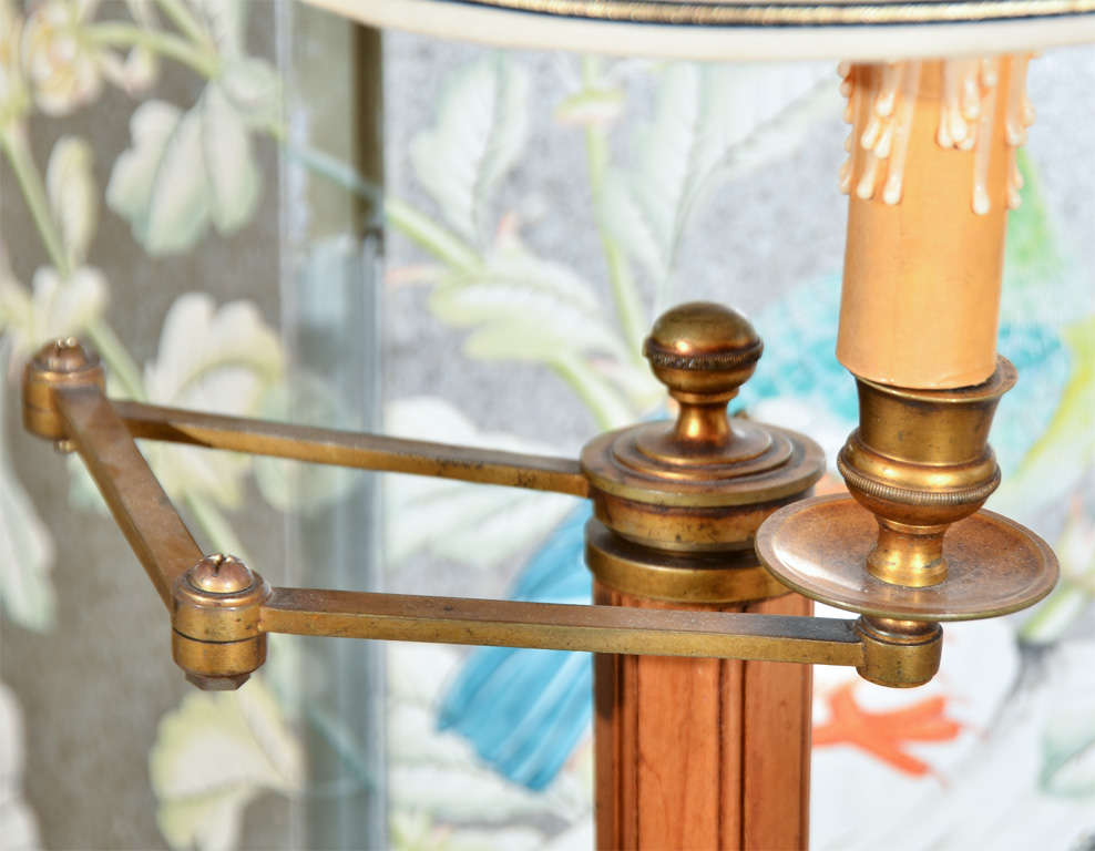 20th Century Edwardian Mahogany Lamp on Stand, c.1900