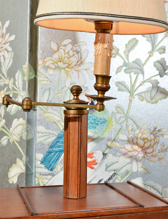 Edwardian Mahogany Lamp on Stand, c.1900 1