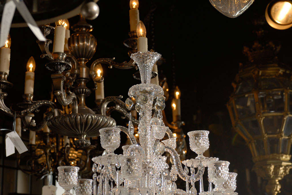 Cristalleries de Baccarat. Une paire de magnifiques candélabres en cristal.  vers 1880 en vente 5