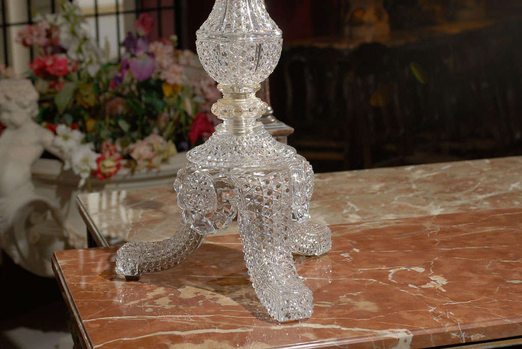 Cristalleries de Baccarat. A pair of Magnificent Crystal Candelabra.  circa 1880 For Sale 4