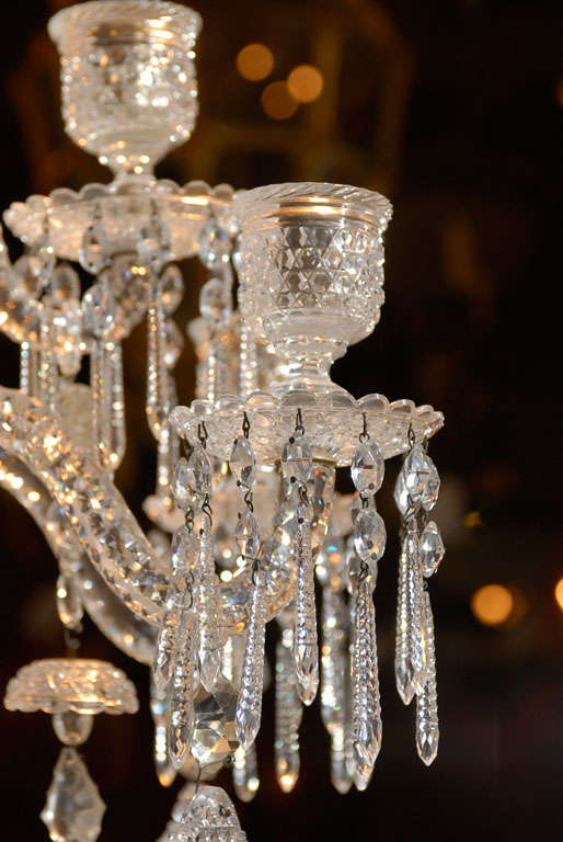 Cristalleries de Baccarat. Une paire de magnifiques candélabres en cristal.  vers 1880 en vente 8