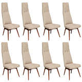 Set of Eight Dining Chairs by Adrian Pearsall