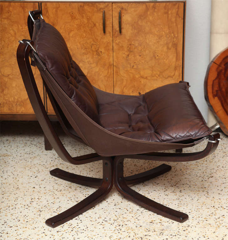 Danish Sigurd Ressel Falcon Chair