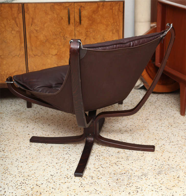 Mid-20th Century Sigurd Ressel Falcon Chair