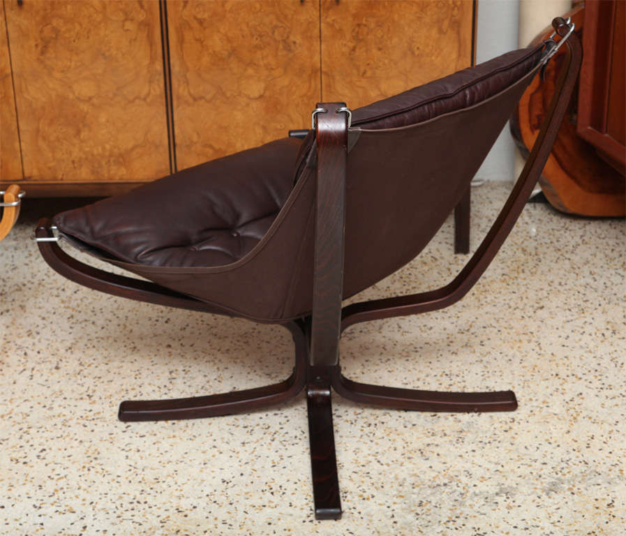 Wood Sigurd Ressel Falcon Chair