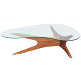 Mid Century Adrian Pearsall Kidney Shaped Coffee Table