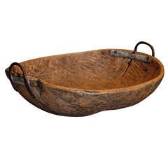 Primitive Swedish Bowl , 18th C.