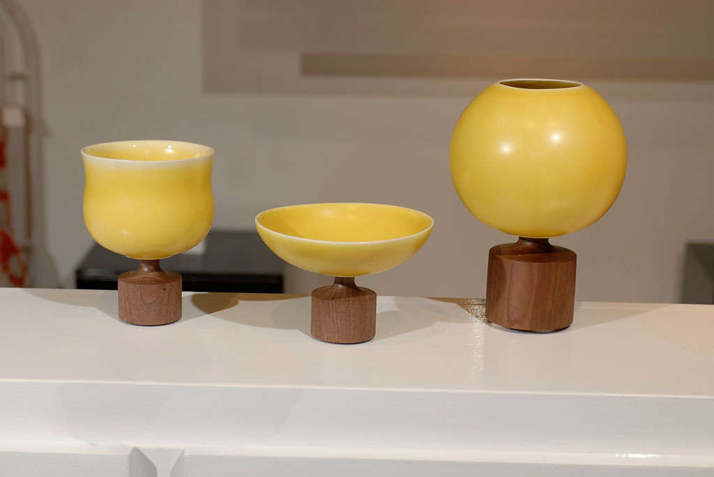 * come in three styles<br />
* each piece comes on wooden base<br />
* can get in many shapes adn sizes <br />
* beautiful finish