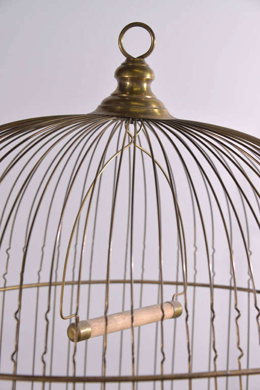 Victorian Brass Bird Cage 1