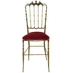 Vintage Brass Chiavari Chair